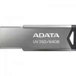 Огляд USB флеш накопичувач ADATA 64GB UV350 Metallic USB 3.2 (AUV350-64G-RBK): характеристики, відгуки, ціни.