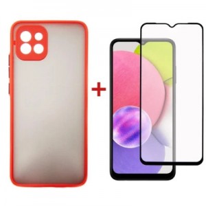 Чохол до мобільного телефона Dengos Kit for Realme C53 case + cable DENGOS (Black) (DG-CC-02)