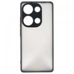 Огляд Чохол до мобільного телефона Dengos Kit for Xiaomi Redmi Note 13 Pro 4G case + glass (Black) (DG-KM-67): характеристики, відгуки, ціни.