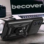 Огляд Чохол до мобільного телефона BeCover Military Oppo A58 4G Black (710713): характеристики, відгуки, ціни.
