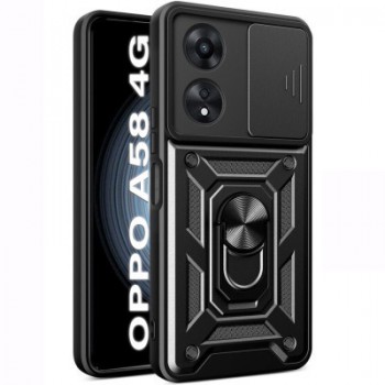 Чохол до мобільного телефона BeCover Military Oppo A58 4G Black (710713)