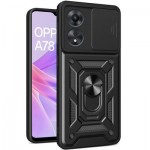 Огляд Чохол до мобільного телефона BeCover Military Oppo A78 4G Black (710711): характеристики, відгуки, ціни.