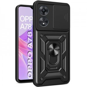 Чохол до мобільного телефона BeCover Military Oppo A78 4G Black (710711)