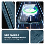 Огляд Чохол до мобільного телефона Armorstandart FAKE Leather Case Apple iPhone 15 Pro Max Sea Blue (ARM76310): характеристики, відгуки, ціни.