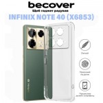 Огляд Чохол до мобільного телефона BeCover Infinix Note 40 (X6853) Transparancy (711178): характеристики, відгуки, ціни.