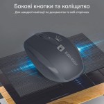 Огляд Мишка Promate Breeze Wireless Black (breeze.black): характеристики, відгуки, ціни.