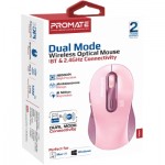 Огляд Мишка Promate Ken Wireless/Bluetooth Pink (ken.pink): характеристики, відгуки, ціни.