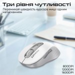 Огляд Мишка Promate Ken Wireless/Bluetooth White (ken.white): характеристики, відгуки, ціни.