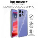 Огляд Чохол до мобільного телефона BeCover Anti-Shock Motorola Edge 50 Pro Clear (711781): характеристики, відгуки, ціни.