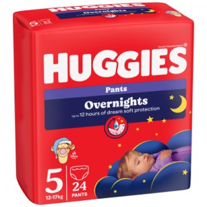 Підгузки Huggies Overnights Pants Трусики 5 12-17 кг 24 шт. (5029053581095)