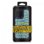 Огляд Чохол до мобільного телефона Harder Crocosaur Apple iPhone 14 Pro Max Blue (ARM76730): характеристики, відгуки, ціни.