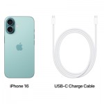 Огляд Мобільний телефон Apple iPhone 16 256GB Teal (MYEJ3): характеристики, відгуки, ціни.
