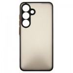Огляд Чохол до мобільного телефона Dengos Samsung Galaxy S24 Matte + glass Black (DG-KM-109): характеристики, відгуки, ціни.
