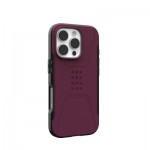 Огляд Чохол до мобільного телефона UAG iPhone 16 Pro Civilian Magsafe Bordeaux (114444119049): характеристики, відгуки, ціни.