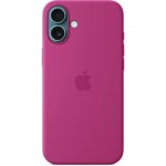 Огляд Чохол до мобільного телефона Apple iPhone 16 Plus Silicone Case with MagSafe - Fuchsia (MYYE3ZM/A): характеристики, відгуки, ціни.
