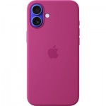 Огляд Чохол до мобільного телефона Apple iPhone 16 Plus Silicone Case with MagSafe - Fuchsia (MYYE3ZM/A): характеристики, відгуки, ціни.
