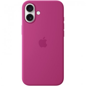 Чохол до мобільного телефона Apple iPhone 16 Plus Silicone Case with MagSafe - Fuchsia (MYYE3ZM/A)