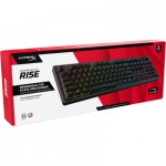 Огляд Клавіатура HyperX Alloy Rise PBT HX Red USB UA Black (7G7A3AA): характеристики, відгуки, ціни.