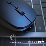 Огляд Мишка OfficePro M305B Silent Click Ergonomic Wireless Black (M305B): характеристики, відгуки, ціни.