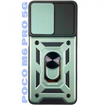 Чохол до мобільного телефона BeCover Military Poco M6 Pro 4G Dark Green (710939)