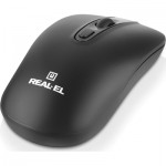 Огляд Мишка REAL-EL RM-350W Wireless Black/Gray (EL123200043): характеристики, відгуки, ціни.