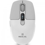 Огляд Мишка REAL-EL RM-480W Wireless/Bluetooth White (EL123200050): характеристики, відгуки, ціни.