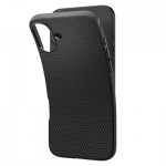 Огляд Чохол до мобільного телефона Spigen iPhone 16 Liquid Air Matte Black (ACS08194): характеристики, відгуки, ціни.