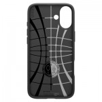 Огляд Чохол до мобільного телефона Spigen iPhone 16 Liquid Air Matte Black (ACS08194): характеристики, відгуки, ціни.