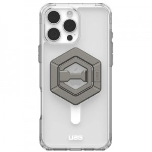 Чохол до мобільного телефона UAG Apple iPhone 16 Pro Max Plyo MagSafe Ice White/Titanium Stand (1144811BV01)