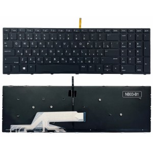 Клавіатура ноутбука HP ProBook 450/455/470 G5 черная с серебр (A46087)