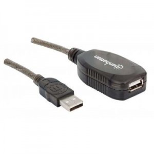 Огляд Дата кабель USB 2.0 AM/AF 10.0m Manhattan (150248): характеристики, відгуки, ціни.
