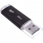 Огляд USB флеш накопичувач Silicon Power 64GB Ultima U02 Black USB 2.0 (SP064GBUF2U02V1K): характеристики, відгуки, ціни.