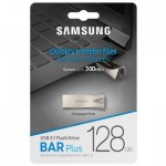 Огляд USB флеш накопичувач Samsung 128GB Bar Plus Silver USB 3.1 (MUF-128BE3/APC): характеристики, відгуки, ціни.