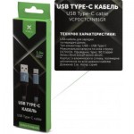 Огляд Дата кабель USB 2.0 AM to Type-C 1m flat nylon gray Vinga (VCPDCTCFNB1GR): характеристики, відгуки, ціни.