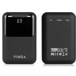 Огляд Батарея універсальна Vinga 10000 mAh Display soft touch black (BTPB0310LEDROBK): характеристики, відгуки, ціни.