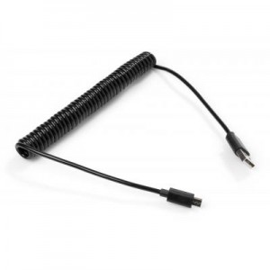 Огляд Дата кабель USB 2.0 AM to Micro 5P 1.8m Spring black Vinga (VCPDCMS1.8BK): характеристики, відгуки, ціни.