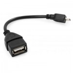 Огляд Дата кабель OTG USB 2.0 AF to Micro 5P Vinga (VCPDCOTGMBK): характеристики, відгуки, ціни.