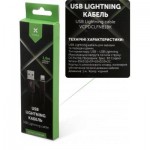 Огляд Дата кабель USB 2.0 AM to Lightning 1.0m flat nylon black Vinga (VCPDCLFNB1BK): характеристики, відгуки, ціни.