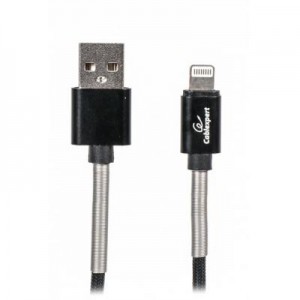 Дата кабель USB 2.0 AM to Lightning 1.0m Cablexpert (CCPB-L-USB-06BK)