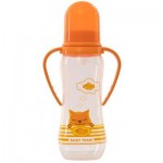 Огляд Пляшечка для годування Baby Team з силікон.соскою 250мл 0+ помар (1411_оранжевый): характеристики, відгуки, ціни.
