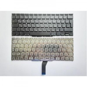 Клавіатура ноутбука Apple Macbook Air 11.6" A1370(2010) черная, подсв (A46068)