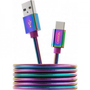 Дата кабель USB 2.0 AM to Type-C 1.2m Rainbow Canyon (CNS-USBC7RW)