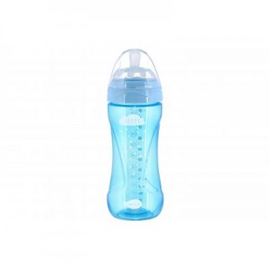 Огляд Пляшечка для годування Nuvita Mimic Cool 330мл блакитна (NV6052SKY): характеристики, відгуки, ціни.