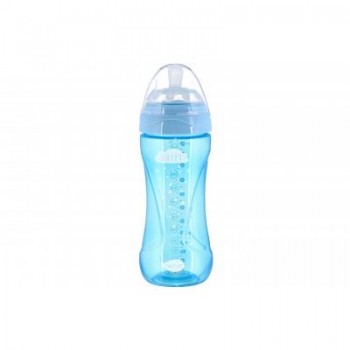 Пляшечка для годування Nuvita Mimic Cool 330мл блакитна (NV6052SKY)