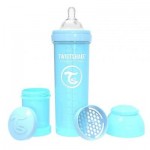 Огляд Пляшечка для годування Twistshake антиколькова 330 мл, світло-блакитна (69871): характеристики, відгуки, ціни.