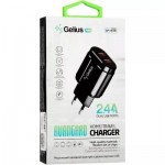 Огляд Зарядний пристрій Gelius Pro Avangard GP-HC06 2USB 2.4A + Cable MicroUSB Black (00000075588): характеристики, відгуки, ціни.