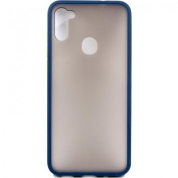 Чохол до мобільного телефона Dengos Matt Samsung Galaxy M11, blue (DG-TPU-MATT-48) (DG-TPU-MATT-48)