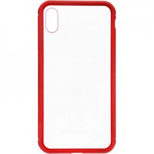 Чохол до мобільного телефона Armorstandart Magnetic Case 1 Gen. iPhone XS Max Clear/Red (ARM53391)