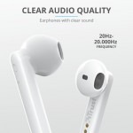 Огляд Навушники Trust Primo Touch True Wireless Mic White (23783): характеристики, відгуки, ціни.