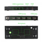 Огляд Розгалужувач PowerPlant HDMI 1x4 V1.4 (CA911509): характеристики, відгуки, ціни.